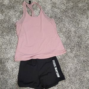 Victoria secret tank and compression short